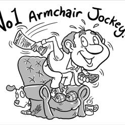 Fathers Day Armchair Jockey