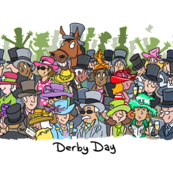 Derby Day Crowd