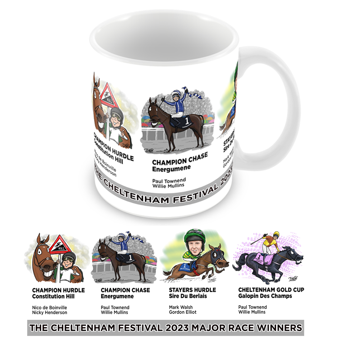 Cheltenham Festival 2023 Winners Mug Major Race Winners 