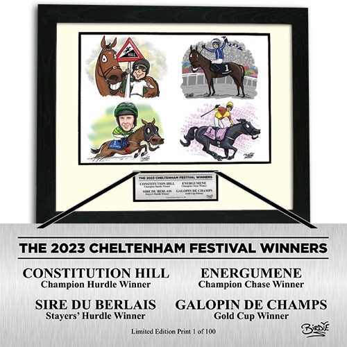 The Cheltenham Festival 2023 Major Race Winners Ltd Edition Print 