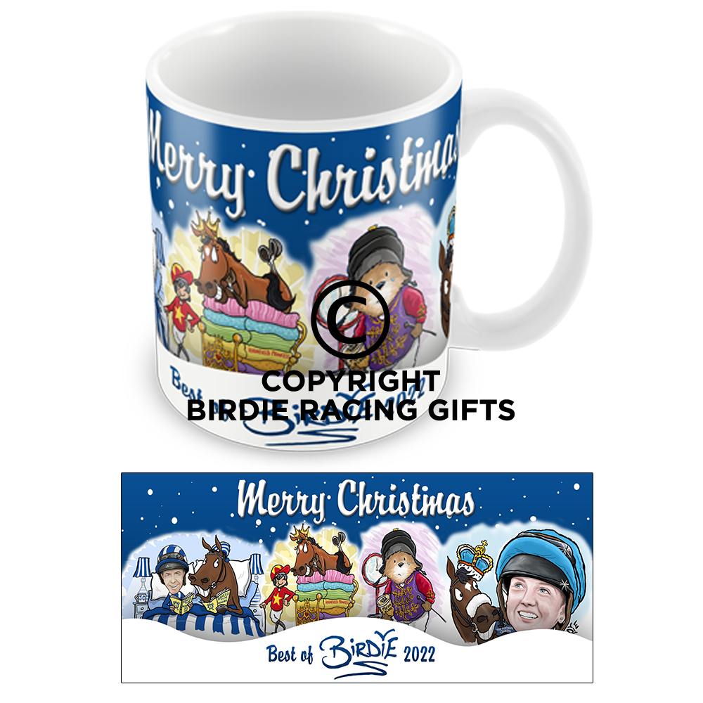 Birdie Christmas Mug 2022 Flat Racing