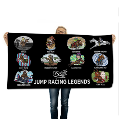 Alternative view of Jump Racing Legends Beach Towel